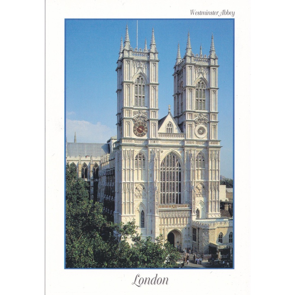 1997 London Big Ben Parliament Postcard Travel Architectural Cityscape Unposted